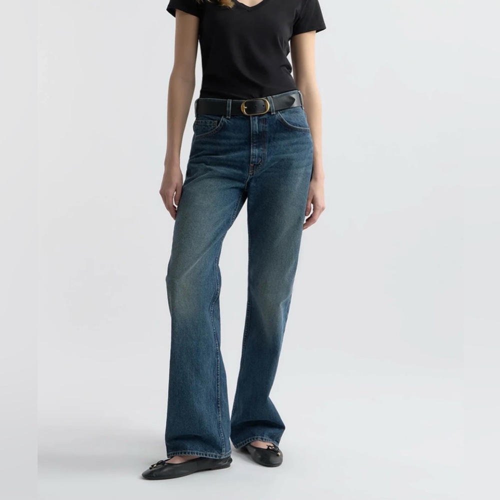 Nili Lotan - MITCHELL JEAN / Mid-Rise Non-Stretch Straight Leg Denim / 30 / NWT
